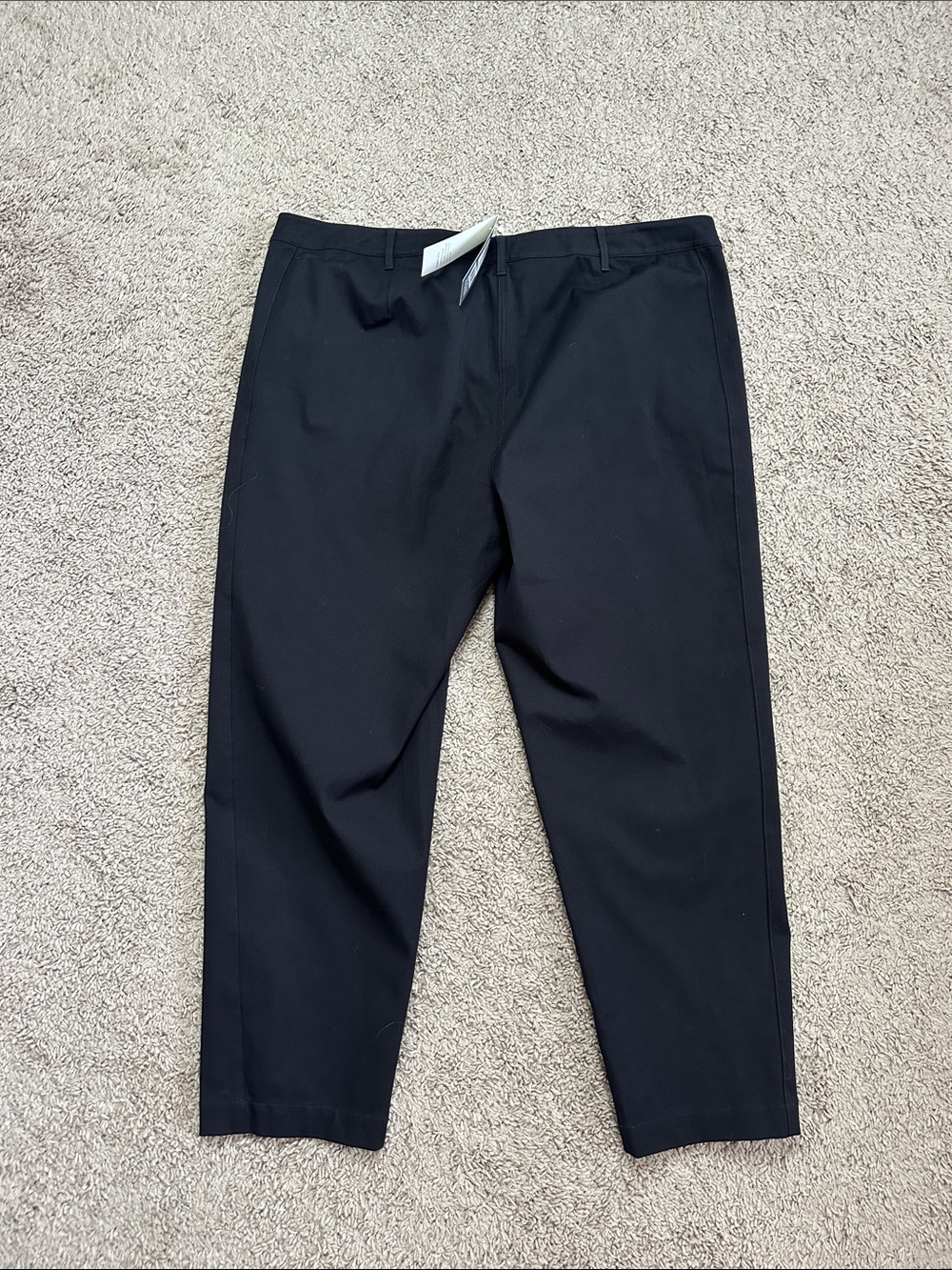NWT Eileen Fisher ORGANIC COTTON BLACK SLIM ANKLE PANT - Picture 11 of 11